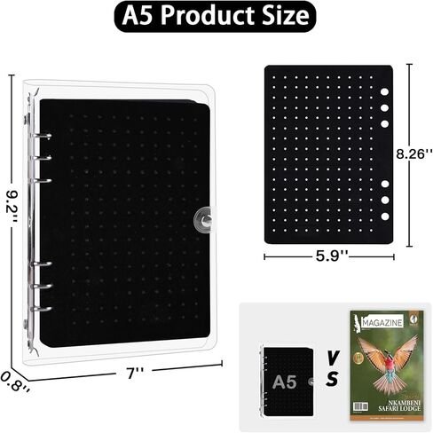 صفحات عرض دبوس المينا ، مجموعة دبوس إبداعية مع 8 صفحات ، تتناسب مع أي موثق من 3 حلويات أو 4 حلويات ، مصمم لتداول دبابيس المينا بسهولة (دبابيس غير متضمنة) in Kuwait