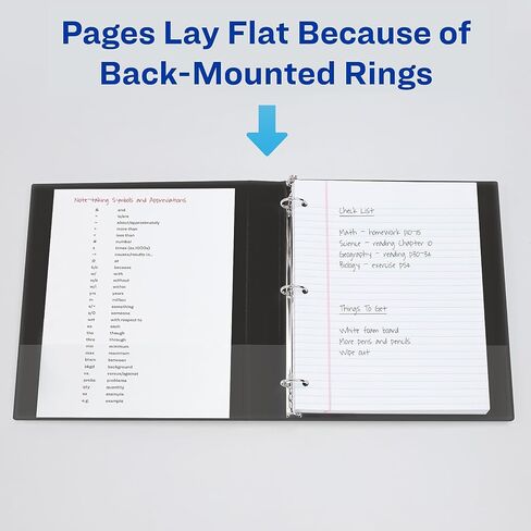 Avery 3" 3-Ring View Binders, White (5741) in Saudi Arabia