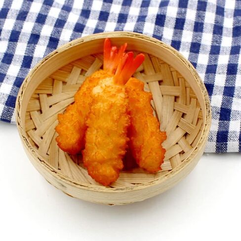 Toyvian Japanese Decor 4pcs Fake Artificial Japanese Food Fried Tempura Shrimp Realistic Japanese Style Seafood Model Fake Play Food Food Sample Display Props Japanese Decor Kids Toy in Saudi Arabia
