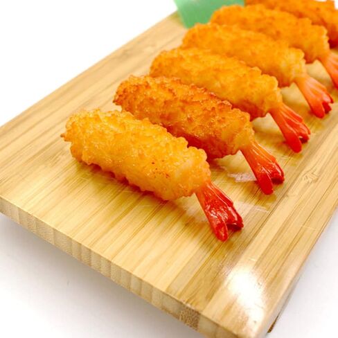 Toyvian Japanese Decor 4pcs Fake Artificial Japanese Food Fried Tempura Shrimp Realistic Japanese Style Seafood Model Fake Play Food Food Sample Display Props Japanese Decor Kids Toy in Saudi Arabia