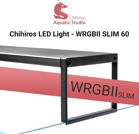 chihiros wrgbii slim edition 30 - طيف الكامل مصباح LED Aquarium لخزانات الأسماك - شدة عالية للشعاب المرجانية وشاشة النبات المائي ، والتحكم في تطبيق Bluetooth ، وشروق الشمس وغروب الشمس المخصص - 30 سم - 30 سم in Kuwait