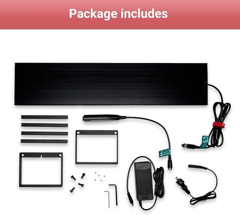 chihiros wrgbii slim edition 30 - طيف الكامل مصباح LED Aquarium لخزانات الأسماك - شدة عالية للشعاب المرجانية وشاشة النبات المائي ، والتحكم في تطبيق Bluetooth ، وشروق الشمس وغروب الشمس المخصص - 30 سم - 30 سم in Kuwait
