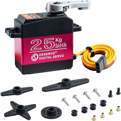 DS3235 35kg Digital RC Servo High Torque All Metal Gear Coreless Motor Waterproof Servo Motors for RC Robot, Car, Truck (Control Angle 270°) in Kuwait