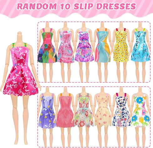 100 PCS دمية الملابس والإكسسوارات - 5 فساتين الزفاف 10 فساتين الانزلاق 2 فساتين الموضة 2 قمم 2 بنطلون 2 بيكيني السباحة 10 أحذية وملحقات للدمى 11.5 بوصة ، ألعاب Doll Dress for Girl Gift in Saudi Arabia