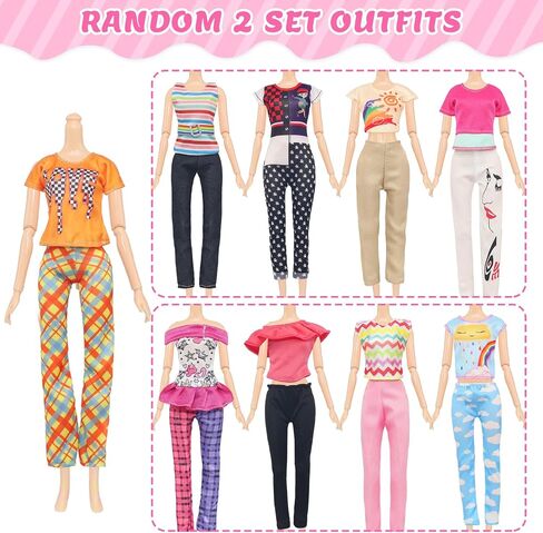 100 PCS دمية الملابس والإكسسوارات - 5 فساتين الزفاف 10 فساتين الانزلاق 2 فساتين الموضة 2 قمم 2 بنطلون 2 بيكيني السباحة 10 أحذية وملحقات للدمى 11.5 بوصة ، ألعاب Doll Dress for Girl Gift in Saudi Arabia