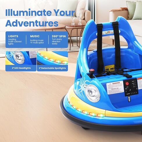 12V Kids Electric المصد سيارة للأطفال الصغار-لعبة Kiddokidz Ride-On مع Parent Remote ، 360 ° تدور ، أضواء وأصوات ، ملصقات DIY 2 PCS ، 2 سرعتين ، وردي in Saudi Arabia