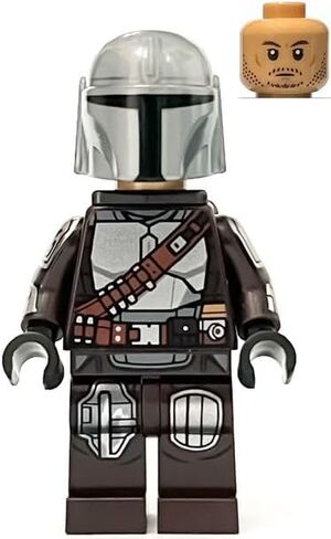 Lego Star Wars: The Mandalorian minifigure / din djarin / 'Mando' مع صابر الظلام in Saudi Arabia
