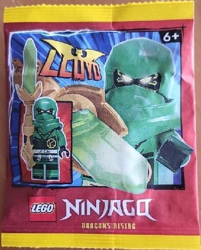 LEGO Ninjago Dragons Rising: Lloyd Garmadon Minifigure with Dragon Blade in Saudi Arabia