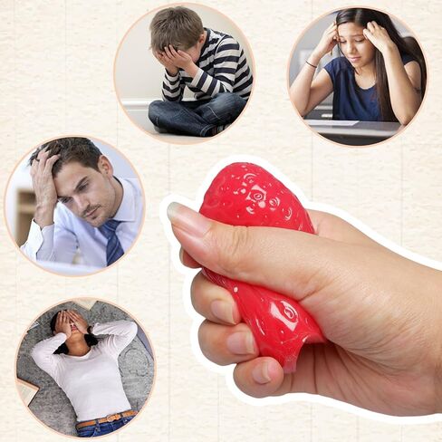 5 Pcs Handmade Taba Squishy Toy, Ultra-Realistic Dessert Cookie Look Sticky Squishy Toys for Stress Relief Squishies Fidget Toys for Party Favors OPP Packaging in Saudi Arabia