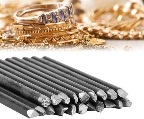 Yctze Professional Jewelry Making Kit, Anvil Chisel Equipment for Carving, Engraving & Hammer Texture Art, Includes Straight Line Stamp, Silversmithing Supplies, Steel Punch Rune in Saudi Arabia