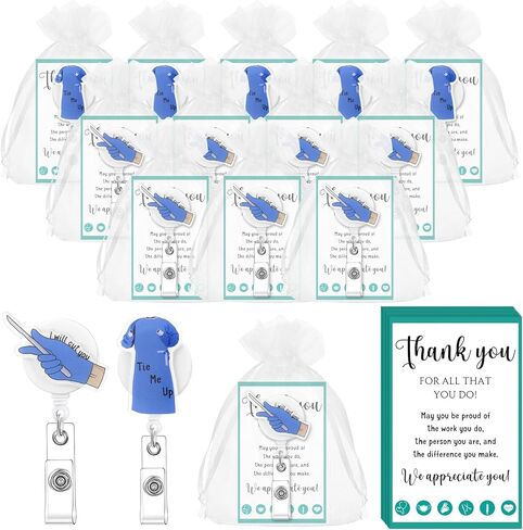 Yexiya Surgical Tech Badge Geils Gulk Surgical Technologist Week تقدير هدية قابلة للسحب ، حامل شارة الممرضة ، حامل بطاقة بطاقة بطاقة مع مقطع لجراح الطبيب الطبيب (8،2 نمط) in Saudi Arabia
