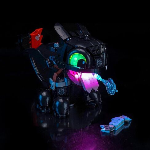 إضاءة LED متوافقة مع Lego كيفية تدريب Dragon الخاص بك بلا أسنان 10375 ، Touch الإصدار Light Kit متوافق مع Lego iconslyless 10375 ، لم يتم تضمين مجموعة الطراز - فقط الأضواء in Saudi Arabia