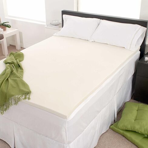 FoamRush 1" inch California King Size High Density Upholstery Foam Mattress Topper- 1" x 76" x 80 in Saudi Arabia