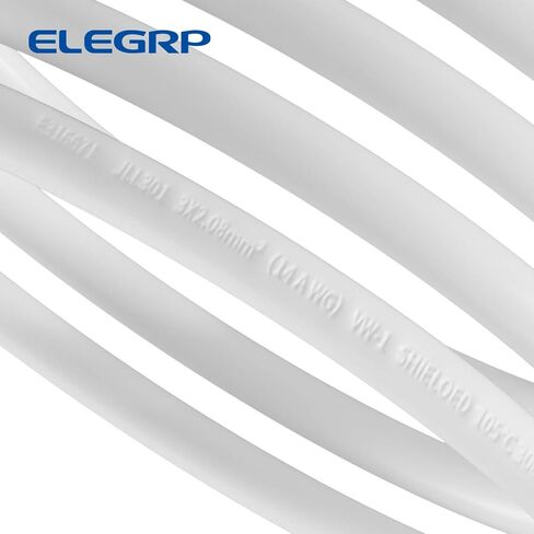 ELEGRP 0651510LY L15515 L22515 18AWG LCDI قابس سلك الطاقة لمكيف الهواء A/C، معتمد من E250451 UL، استبدال قاطع كشف التسرب الحالي 7.5 قدم، 120 فولت 10 أمبير 1200 وات 60 هرتز NEMA 5-15P، عبوة واحدة in Saudi Arabia