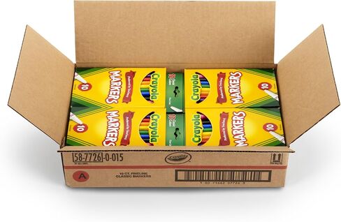 علامات خط رفيعة Crayola Classic ، 10 عدد ، قضية 24 in Saudi Arabia