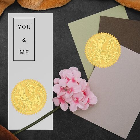 Craspire VIP Gold Foil ملصقات منقوشة 2 "مظاريف عتيقة ذاتية لاصق الأختام جائزة لجائزة دعوة الزفاف شهادات الشركات دبلومات التغليف الهدايا in Saudi Arabia