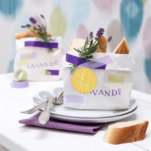 Craspire VIP Gold Foil ملصقات منقوشة 2 "مظاريف عتيقة ذاتية لاصق الأختام جائزة لجائزة دعوة الزفاف شهادات الشركات دبلومات التغليف الهدايا in Saudi Arabia