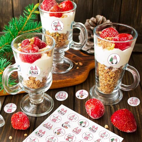 Epakh 540 Pcs Gnome Xmas Envelope Stickers, Merry Christmas Stickers Adhesive Round Xmas Label Tags for Card Holiday Gift Decor, 1.2 Inch(Vivid Style) in Saudi Arabia