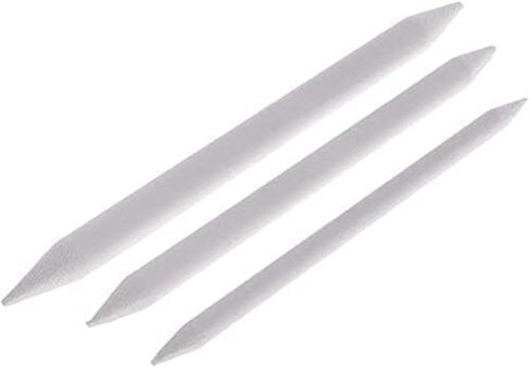 3 Sizes Blending White Smudge Stump Stick Art Drawing Tools Deft Art Pencils, Drawing Pencils Sketch Pens for Artists Students Beginner for Student Artist Charcoal Sketch Drawing Tools in Saudi Arabia