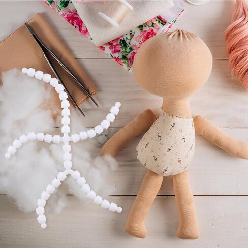 TEHAUX Movable Doll Skeleton with Flexible Armature, 20cm Adjustable Ball and Socket Joints, Adorable Doll Frame Toy for Crafting in Saudi Arabia