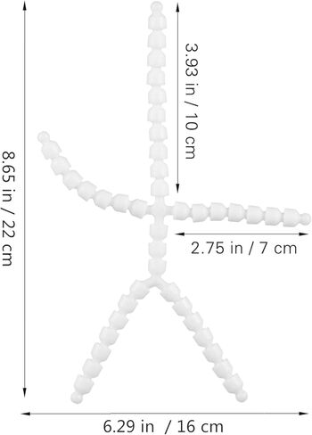 TEHAUX Movable Doll Skeleton with Flexible Armature, 20cm Adjustable Ball and Socket Joints, Adorable Doll Frame Toy for Crafting in Saudi Arabia