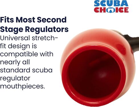 Scuba Diving Skum-Ball Regulator Mouthpiece Cover with Clip in Saudi Arabia