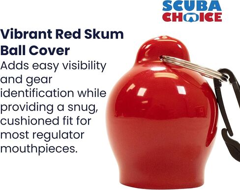 Scuba Diving Skum-Ball Regulator Mouthpiece Cover with Clip in Saudi Arabia