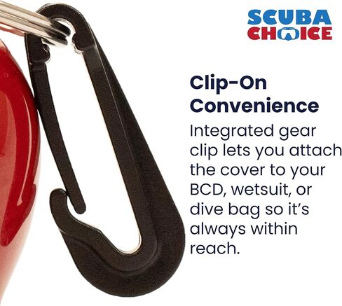 Scuba Diving Skum-Ball Regulator Mouthpiece Cover with Clip in Saudi Arabia
