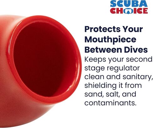 Scuba Diving Skum-Ball Regulator Mouthpiece Cover with Clip in Saudi Arabia
