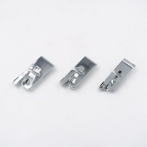 3pcs Rolled Hem Presser Foot, Sewing Hemming Set, 3mm 4mm 6mm, Suitable for Low Shank Snap-on Sewing Machines Such as Singer, Brother, Janome, Juki, Babylock, Elna, Kenmore, White, Necchi, Etc in Saudi Arabia