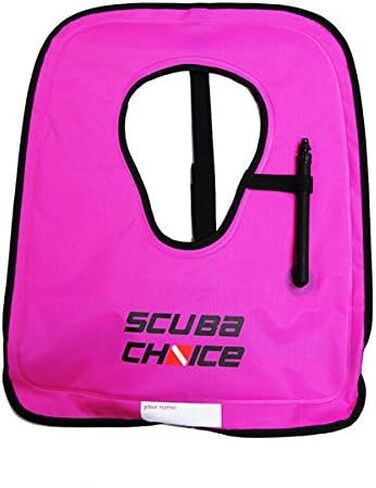 Scuba Choice Adult Snorkel Vest with Name Box, Large, Purple/Hot Pink in Saudi Arabia