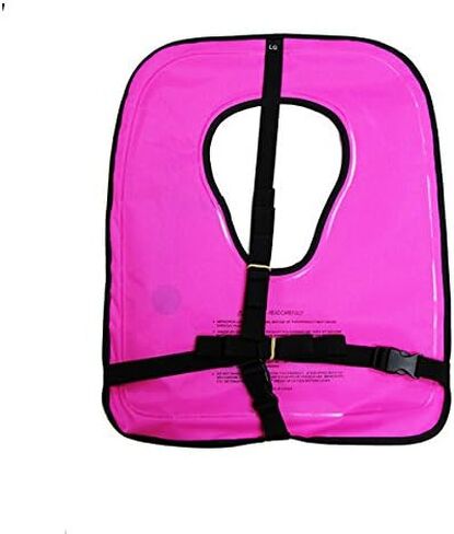 Scuba Choice Adult Snorkel Vest with Name Box, Large, Purple/Hot Pink in Saudi Arabia