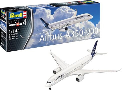 Revell 03881 1:144 Airbus A350-900 Lufthansa New Livery Plastic Model Kit in Saudi Arabia