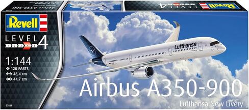 Revell 03881 1:144 Airbus A350-900 Lufthansa New Livery Plastic Model Kit in Saudi Arabia