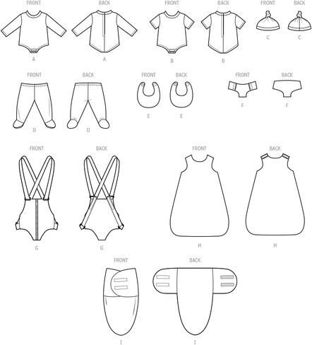 Simplicity UNDEFINED Doll Clothes Sewing Pattern Packet, Multicolor in Saudi Arabia