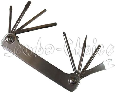 Scuba Choice 12-in-1 Scuba Tool Master Stainless Steel Dive Tool in Kuwait