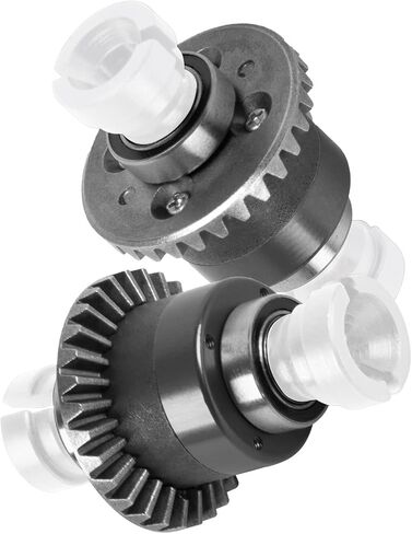 RC 30T 0.8Mod V2 Upgrades Part Steel Metal Main Gear & Differential Case for 1/18 Granite,Typhon,Mojave Grom Mega 380 Rc Car. Assembled Differential Hops Up,2PCS,Black(ARA311177V2) in Saudi Arabia