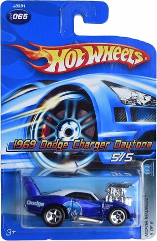 Hot Wheels 1969 Dodge Charger Daytona, Madness 5/5#65 in Saudi Arabia