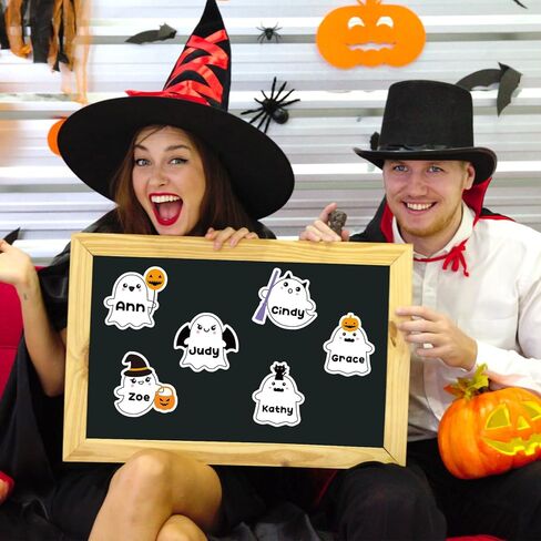 Whaline 24 Packs Halloween Sticky Notes Cute Boo Ghost Notepads 12 Designs Trick or Treat Reminder Memo Pads for Annotating Books Office Study Supplies in Saudi Arabia