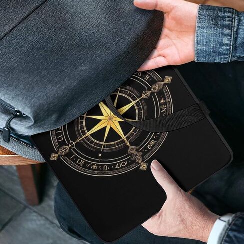 13 Inch Computer Bag Compatible with Lenovo, Hp, Dell, Asus Notebook, Lightweight Black and White Rock and Roll Tattoo Print Laptop Case for Men Women in Saudi Arabia