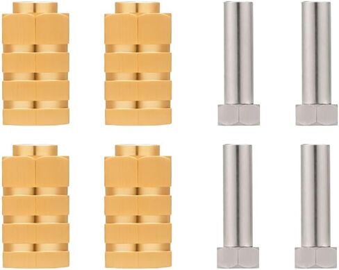 BRASS +20mm Extension Whex Hex Hub Flafers Kit 12mm for TRX4 1/10 RC Crawler Ewdrads Part in Kuwait