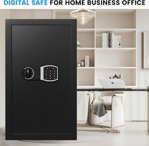 2.3 Cub Home Safe مع حقيبة مقاومة للماء ، وصندوق آمن للأمان الرقمي مع لوحة مفاتيح إلكترونية ، ومفاتيح احتياطية ، ورف قابل للإزالة ، وخزائن النار لأموال المجوهرات المنزلية. in Kuwait