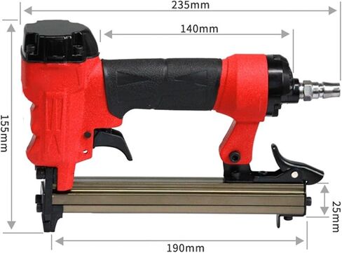 Professional Pneumatic Upholstery Stapler Pneumatic Staple Gun/Nail Gun Nailer and Stapler 1.2x0.6mm Nail 4-7 in Saudi Arabia