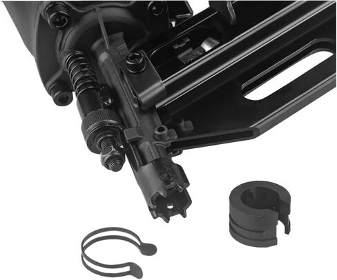 تنجيد الهوائية المهنية دباسة الهوائية 21 درجة تأطير مسامير مع الأظافر (50 عدد) أدوات تنجيد مسدس الأظافر in Saudi Arabia