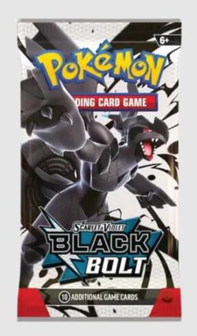 Pokemon – Black Bolt – English Sealed Booster Pack – 10 Cards in Saudi Arabia