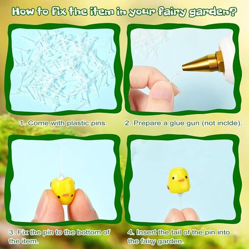 Yalikop 240 PCS ملحقات حديقة مصغرة ، بما في ذلك الحيوانات والمنازل الصغيرة والكراسي والكراسي وتزيين الدمية ، التماثيل المصغرة ، الحلي المناظر الطبيعية الصغيرة ، مجموعة DIY الحديقة ، هدية عيد ميلاد in Saudi Arabia