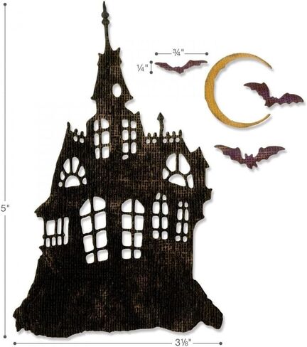 Sizzix Tim Holtz Thinlits Die Haunted House - 662378 in Saudi Arabia