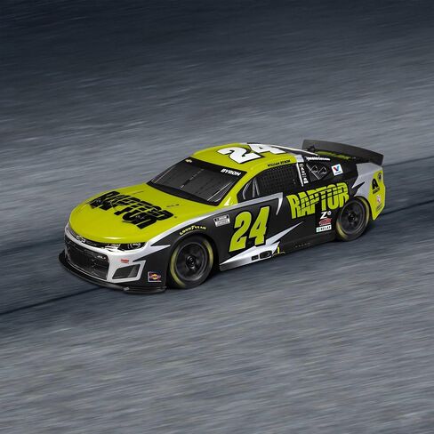LOSI 1/12 NASCAR RC RACE CAR WILLIAM BYRON NO. 24 2025 RAPTOR CHEVROLET ZL1 2S AWD تم تجاهلها على الطريق وشاحن تضمنت LOS1122524 الأسود LOS1122524 in Kuwait