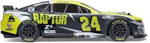 LOSI 1/12 NASCAR RC RACE CAR WILLIAM BYRON NO. 24 2025 RAPTOR CHEVROLET ZL1 2S AWD تم تجاهلها على الطريق وشاحن تضمنت LOS1122524 الأسود LOS1122524 in Kuwait