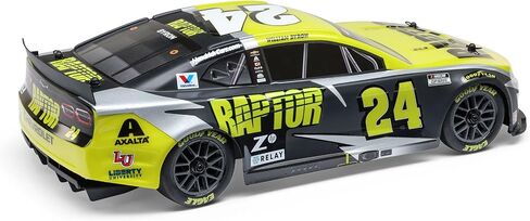LOSI 1/12 NASCAR RC RACE CAR WILLIAM BYRON NO. 24 2025 RAPTOR CHEVROLET ZL1 2S AWD تم تجاهلها على الطريق وشاحن تضمنت LOS1122524 الأسود LOS1122524 in Kuwait